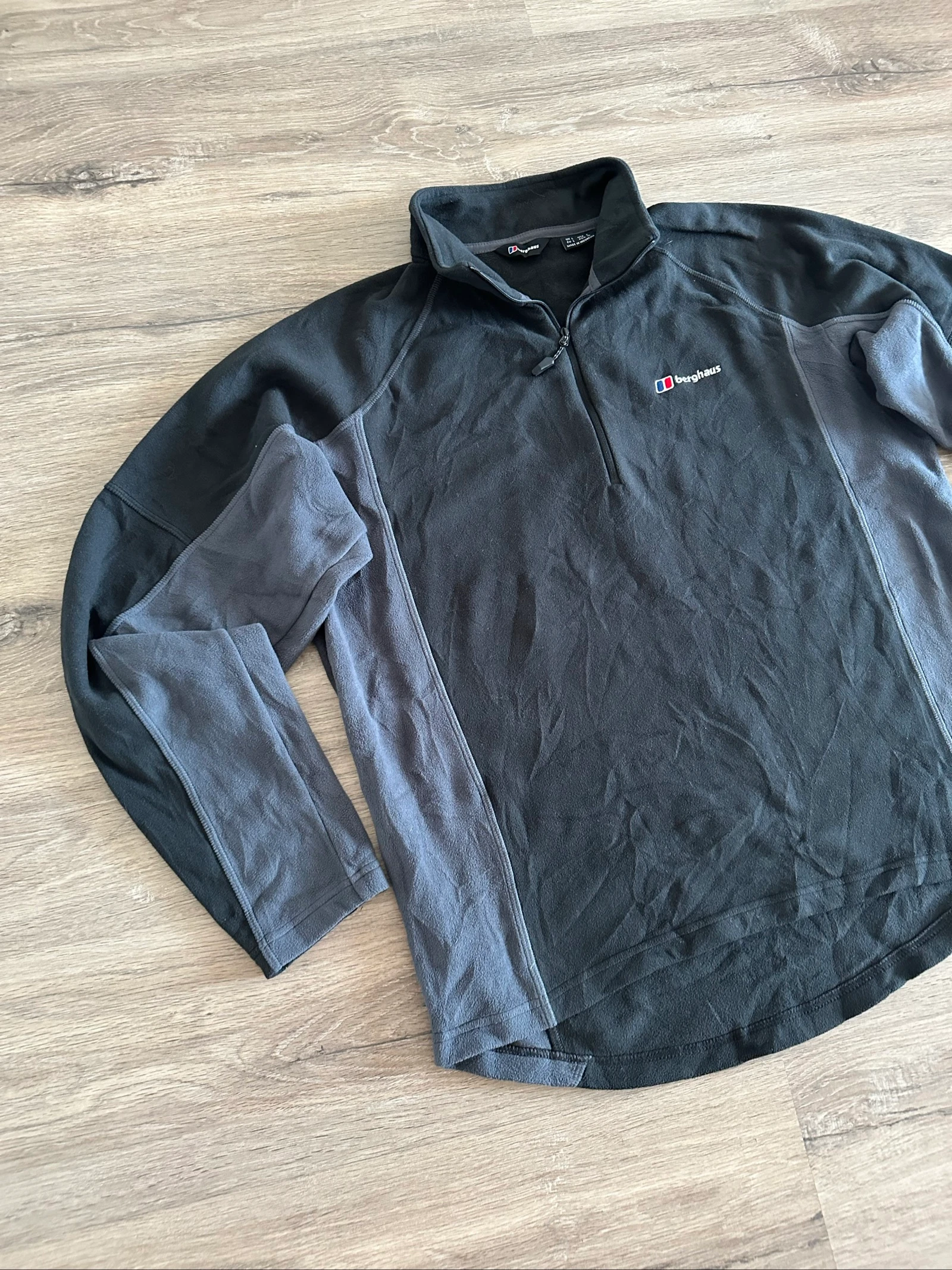 Berghaus Polaire Homme Taille L Noir 1/4 Zip Outdoor Trekking – photo 3
